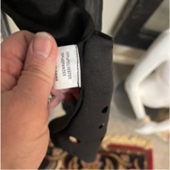 NWT women’s vegan suede leather trench coat by Adore featuring cutouts in black - Picture 13 of 13